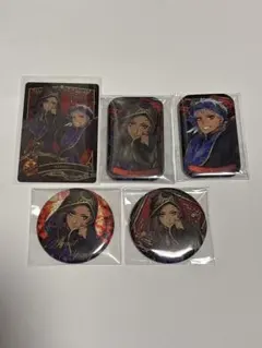 スカラビア　カリム　ジャミル 缶バッジ　カード