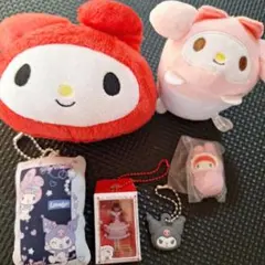 マイメロディ ぬいぐるみセット キーホルダー付き⭐おまけもつけます!!