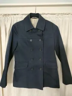 美品☆SHIPSシップス　ダブルジャケット S　ネイビーのサムネイル