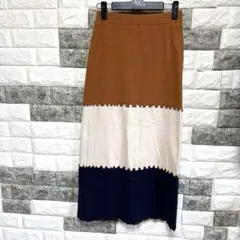 美品【apres jour mignon 】3色ロングタイトスカートMW総ゴム