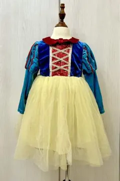 冬のワンピース　白雪姫ドレス　プリンセスドレス　中古！サイズ120cm