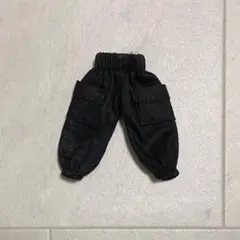 オビツ11 カーゴ パンツ A 黒 ズボン ねんどろいど どーる 服 1/12