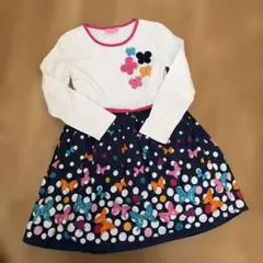 LC Waikiki 蝶の刺繍 長袖ワンピース　110のサムネイル