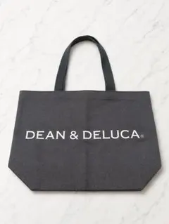 新品未使用 DEAN & DELUCA トートバッグ チャコールグレー Lサイズ