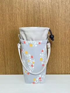 ペットボトルホルダー　北欧　花柄　ケース　カバー　保冷保温　水筒