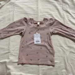 新品　アプレレクール さくらんぼ　長袖　Tシャツ 90