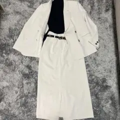 リエディ　綺麗めダブルテーラードジャケット　ベンツスカー　セットアップ