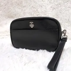 極美品✨ バリー レザー セカンドバッグ シボ革 ロゴ金具