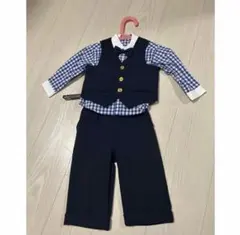 【美品】ネイビー フォーマルスーツ 80cm