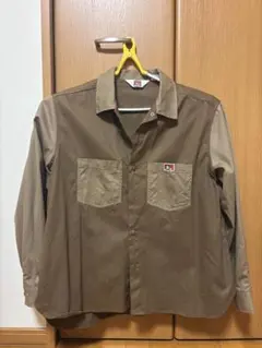 BEN DAVIS ブラウン 長袖シャツ L