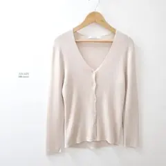 美品☆20SS☆ANAYI アナイ アセテート カーディガン ライトピンク