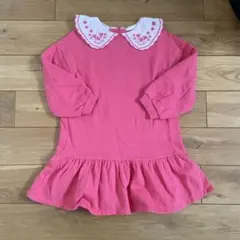 NEXT 裏起毛 襟付きスウェットワンピース 116cm