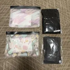 【新品未使用】ベルシアーリブステッチ着圧レギンス★ブラック+チャコールグレー★