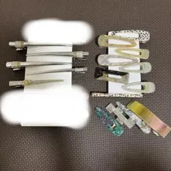 くちばしクリップ 花ピン ヘアクリップ 15点セット 【大衆演劇