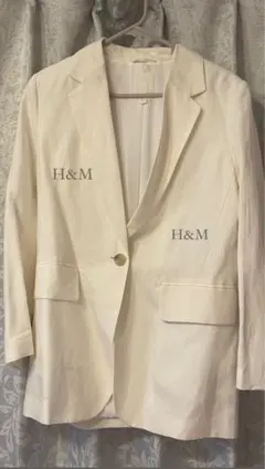 春物 ジャケット H&M ホワイト