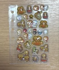 なっとうちゃん　うるちゅるポップシール　ボンボンドロップシール　おすそ分け