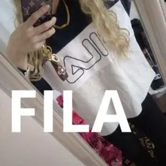 FILAフードつき半袖パーカー