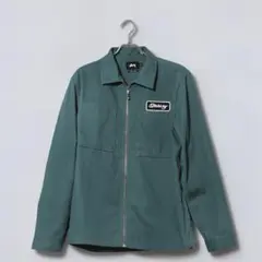 STUSSY ステューシーフルジップ ワークジャケット M GREEN グリーンのサムネイル