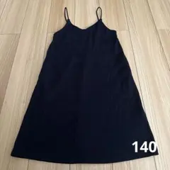 GU ノースリーブリブワンピース ブラックのサムネイル