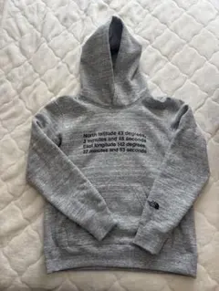 THE NORTH FACE パーカー グレー XS ロゴプリント 裏起毛