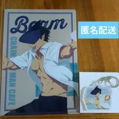 【チェンソーマン】ビーム コラボカフェ アクリルキーホルダー/クリアファイル