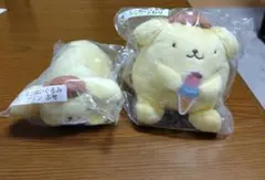 おにぎりみたいなポムポムプリン ぬいぐるみ キーホルダー マスコット
