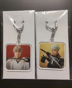 【未開封】鶴丸国永・膝丸　DMMスクラッチ  アクリルキーホルダー