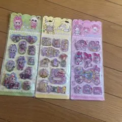 キャラクターウォーターシールセット 3シート