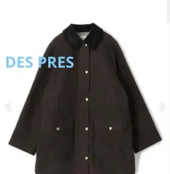 DES PRES デプレ　コットンモールスキン ブルゾンコート　コート　秋冬春