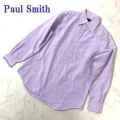 Paul Smith ワイシャツ コットン100％ パープル L C4419