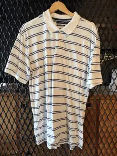 NAUTICA ボーダー ポロシャツ XL