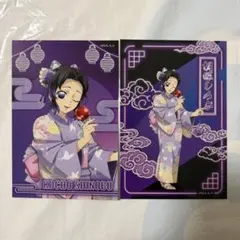 【鬼滅の刃】胡蝶しのぶ イラストシート ナムコ 2種セット 新品未使用