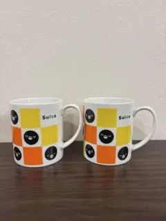 Suica チェック柄マグカップ