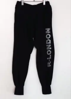 R-LONDON ／黒 トレーニングパンツ スウェット Mサイズ