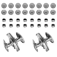 【10個セット】バッグ用マグネットホック 18mm 銀;10706;