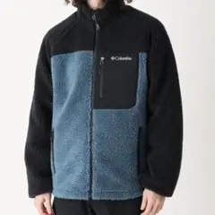 Columbia 完売モデル　フリースジャケット Mサイズ 青/黒