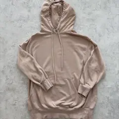 GU オーバーサイズ パーカ ベージュ XLサイズ