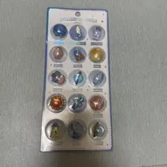 シール　カプセルシール　ブルー　宇宙　かわいい　立体　3D