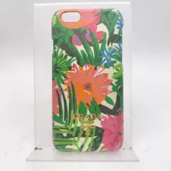 プラダ　iPhone6ケース　ハードケース　トロピカル柄　サフィアーノ　ピンク