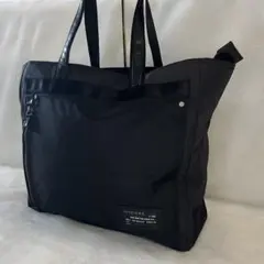 ディーゼル トートバッグ ナイロン 大容量 y2k ブラック　A4収納