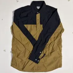 【美品】THE NORTH FACE ヌプシシャツ ブリティッシュカーキ M