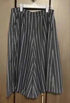 ★まとめ買い歓迎！ 【レディース】ストライプ ガウチョパンツ