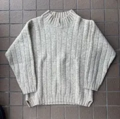 70s ウールニット usa製 ローゲージ