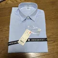 ユニクロ　UNIQLO ストリッチスリム　ドビーシャツ　長袖　Sサイズ未使用