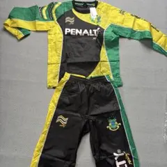 PENALTY 中綿入りピステ　上下セット PENALTY ピステ上下セットアップ イエロー グリーン ブラック - メルカリ