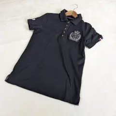 M・U SPORTS エムユースポーツ 金ボタン　ポロシャツ 半袖 42