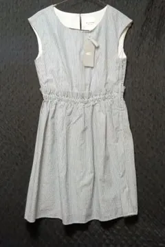 Ray BEAMS ストライプ ノースリーブワンピース★プライスタグ付き展示商品のサムネイル