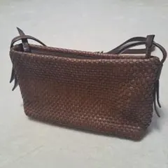 コールハーン イントレチャート ショルダーバッグ 肩掛け レザー ブラウン