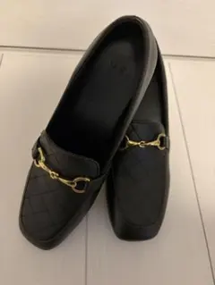 GRL ピットキルティング パンプス 25cm