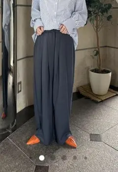 attrayant 隠蔽シリーズ　Wide Easy Slacks Pants